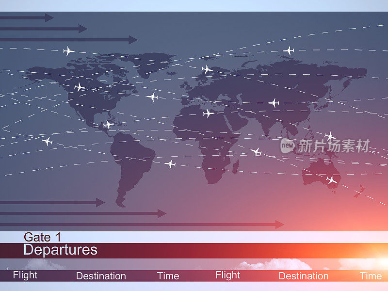 航空公司时间表和交通