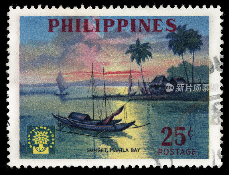 菲律宾马尼拉湾邮票