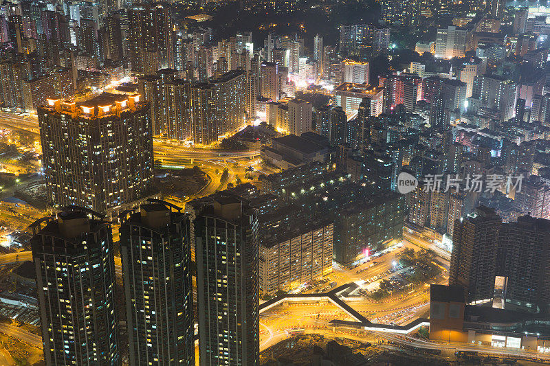 香港城市夜景