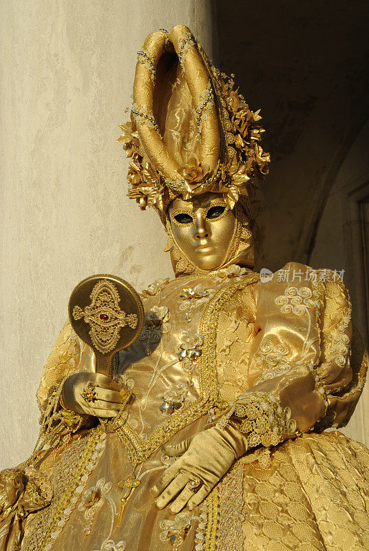 威尼斯狂欢节上的化妆舞会