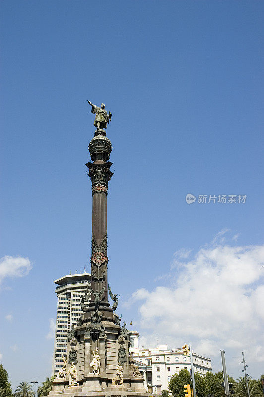 西班牙巴塞罗那哥伦布纪念碑
