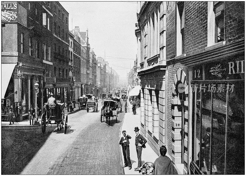 伦敦的古董照片:邦德街