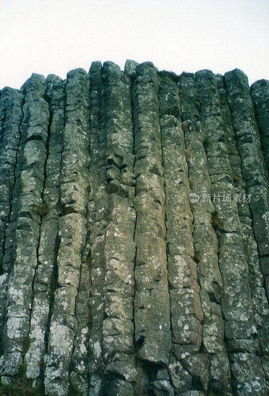 北爱尔兰巨人之路的玄武岩柱