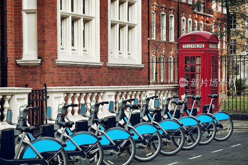 自行车出租，伦敦