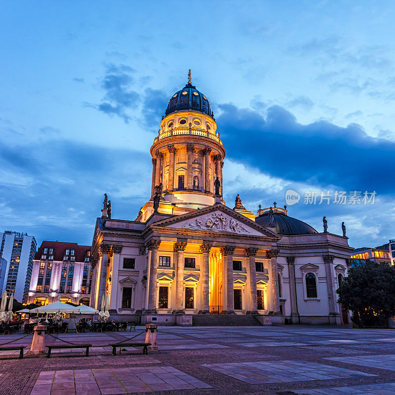 在柏林Gendarmenmarkt