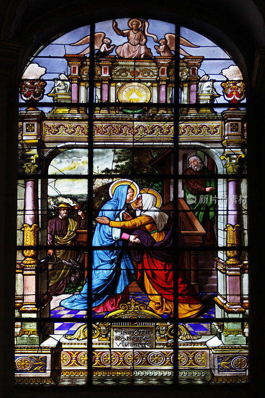 窗户参观，圣罗兰教堂，巴黎