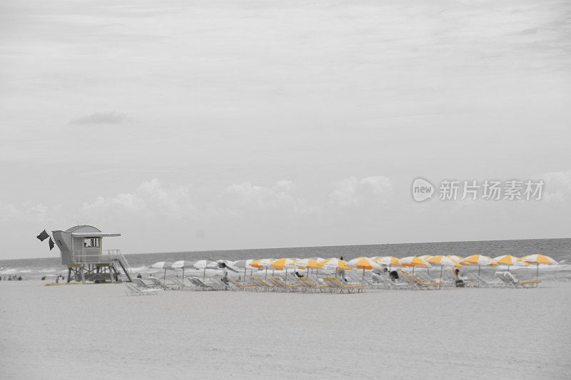 迈阿密海滩救生员塔