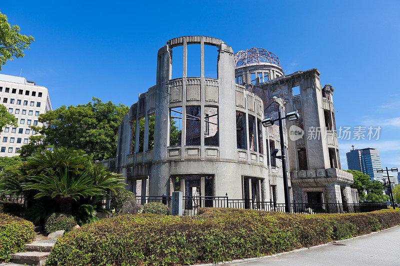 广岛和平纪念碑，通常被称为原子弹圆顶