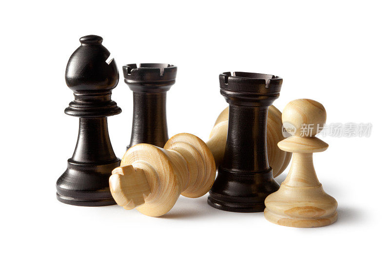 国际象棋:车，国王，主教和卒