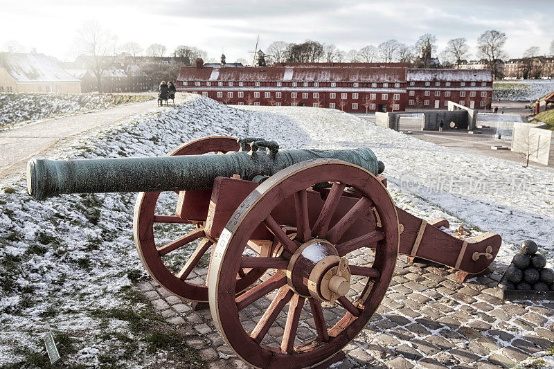 在哥本哈根Kastellet。丹麦。