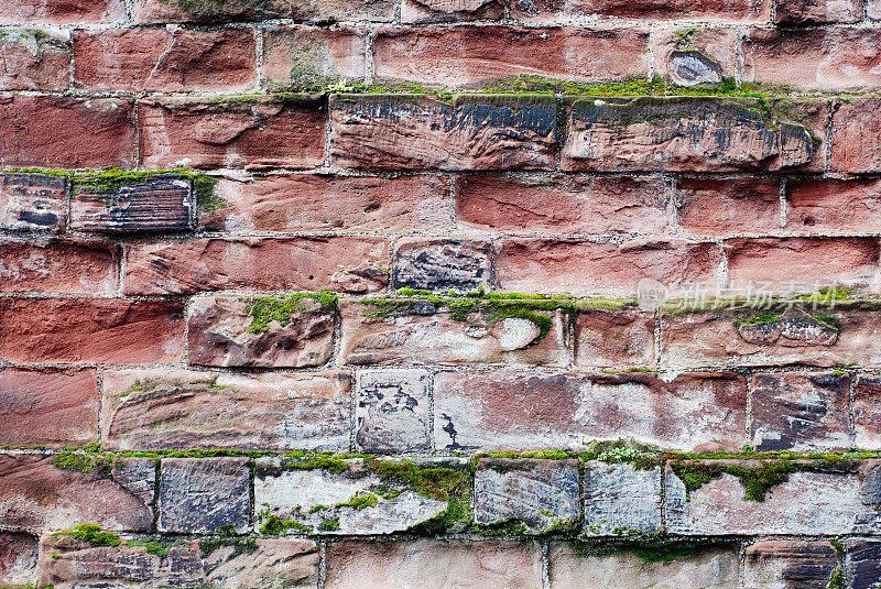 切斯特纹理的英国古罗马城墙