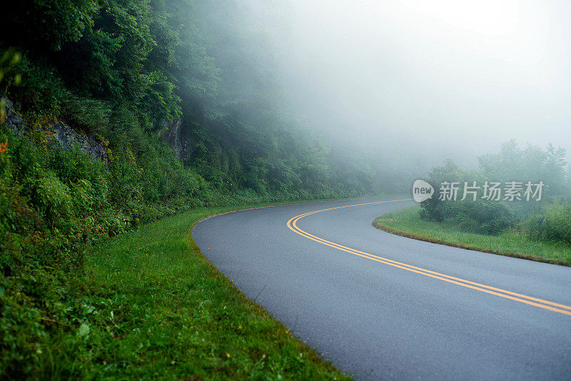 北卡罗来纳州的蓝岭公园大道