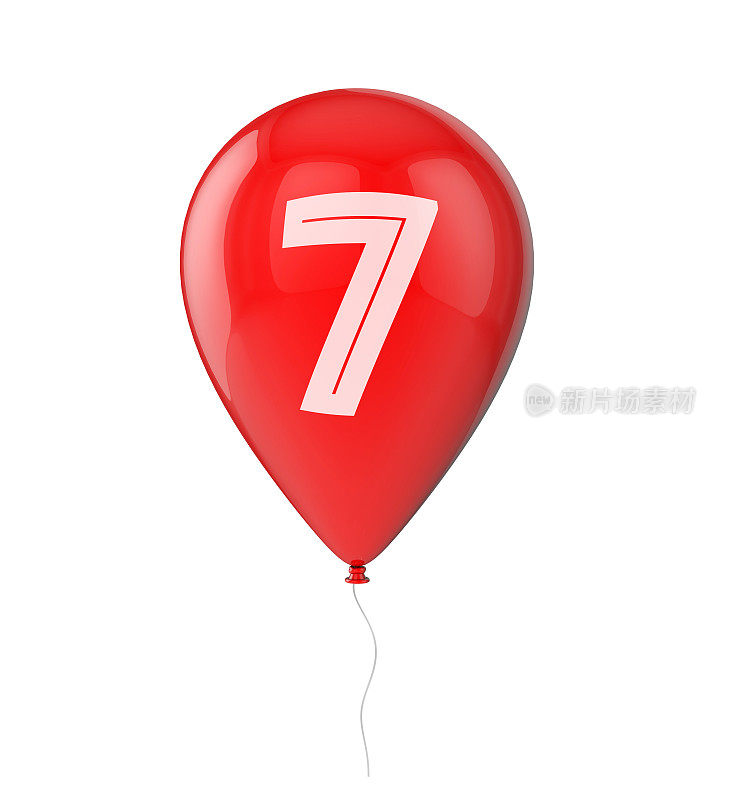 7日生日气球