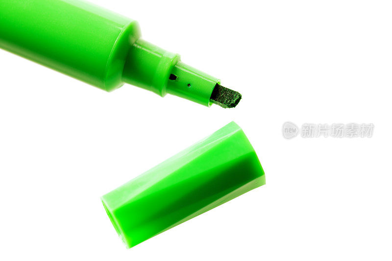 绿色萤光笔
