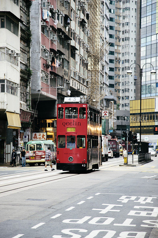 香港德辅道西有轨电车