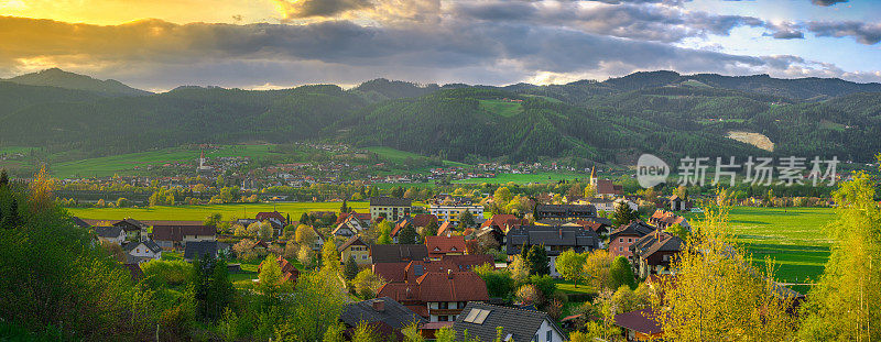 奥地利的阿勒海利根村。