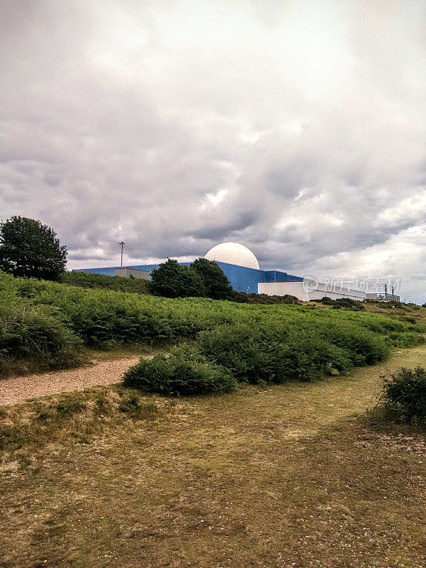 有云的Sizewell电站
