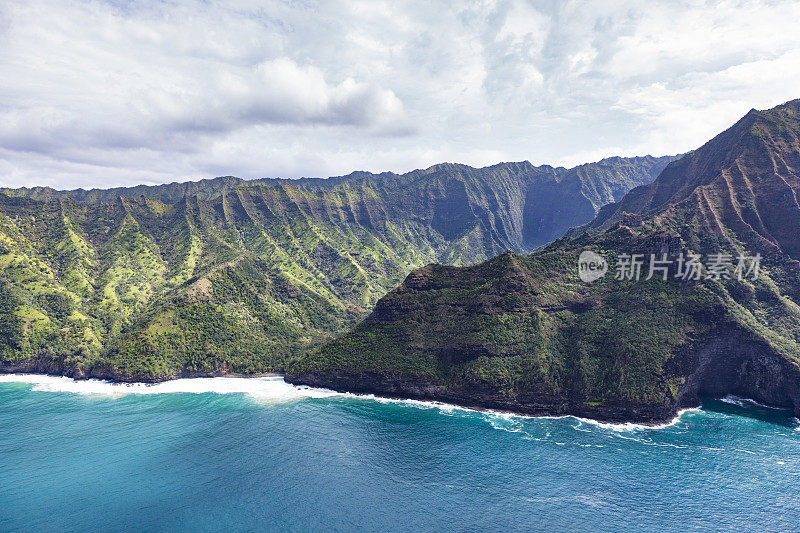 纳帕里海岸，考艾岛，夏威夷群岛