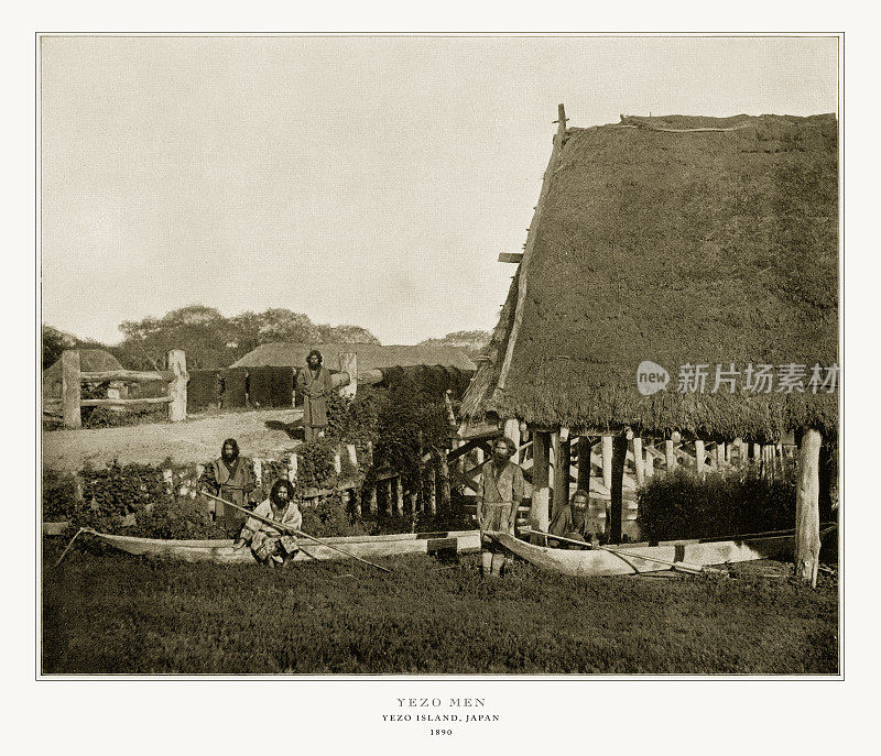 野三门，日本，古代日本摄影，1893年