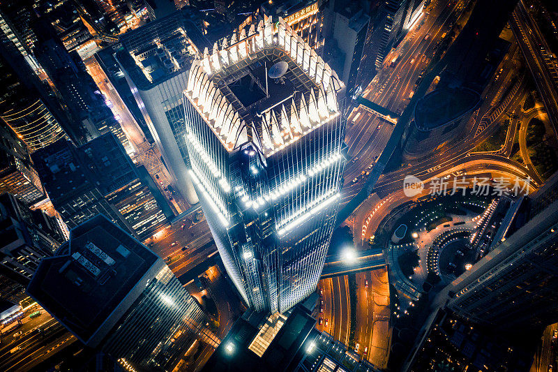 香港的夜景