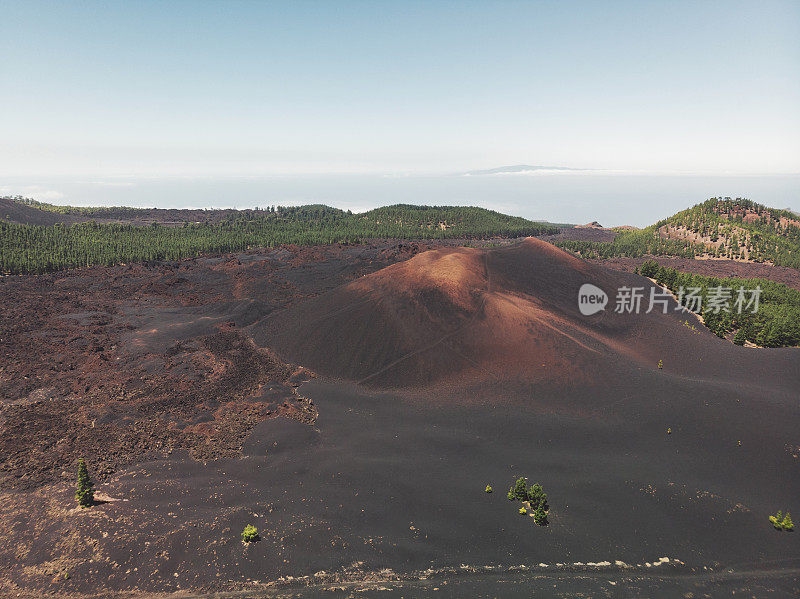 被熔岩覆盖的景观-泰德火山