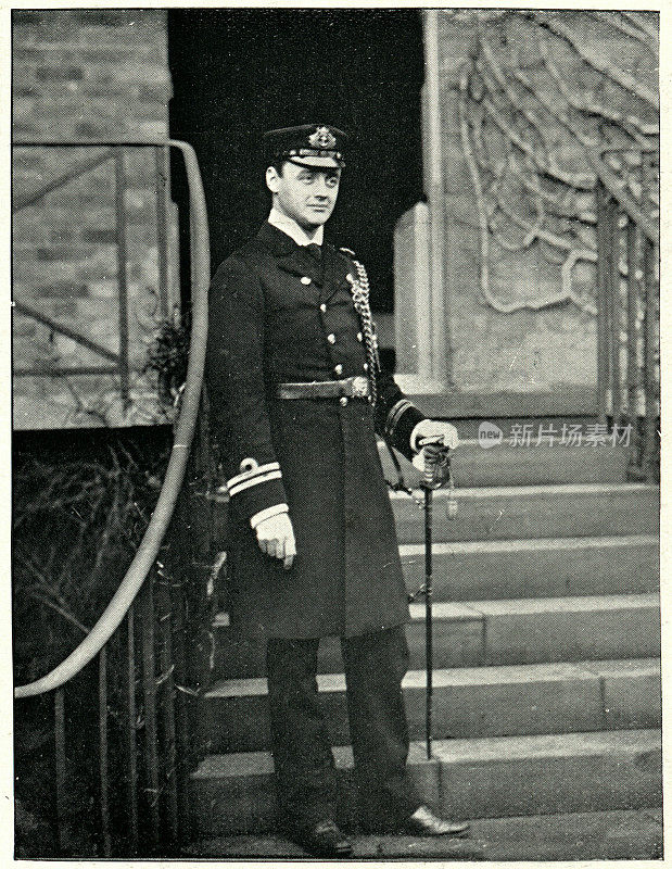 军服，英国皇家海军中尉，19世纪