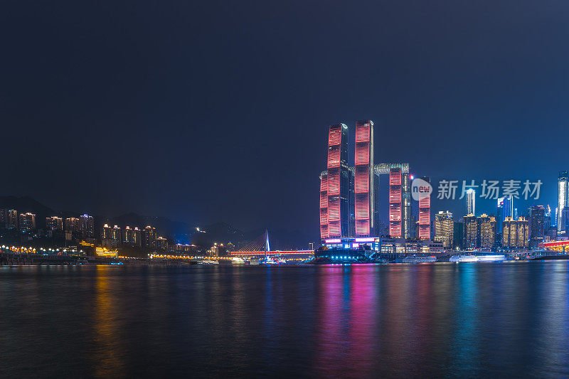 重庆河滨夜景
