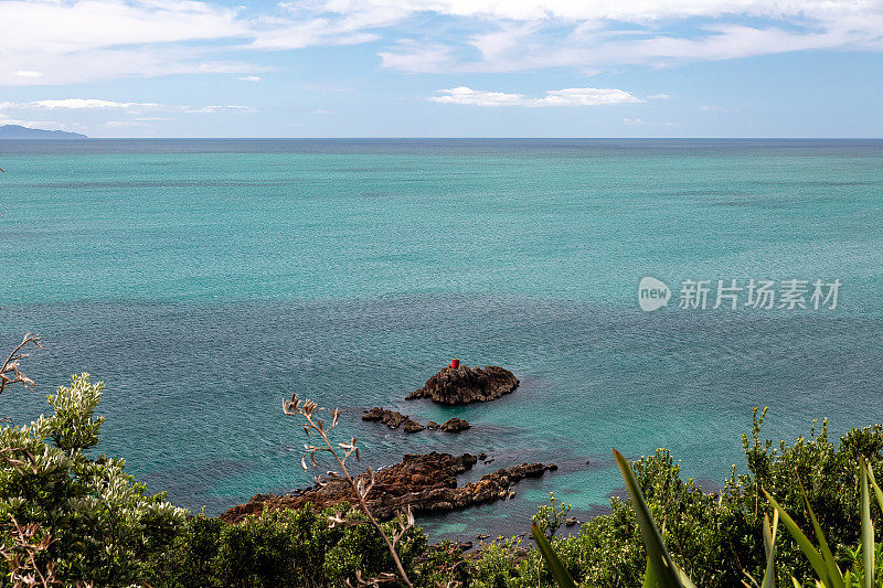 新西兰陶兰加的芒格努伊山海滩