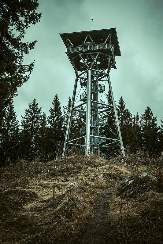 德国黑森林的瞭望塔
