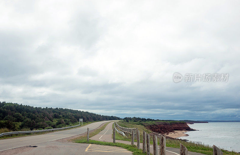 爱德华王子岛海湾海岸公园路