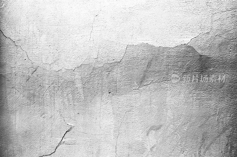 灰色开裂过时的墙壁纹理背景