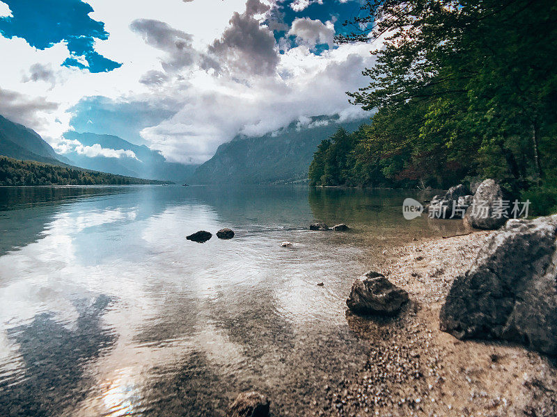 Bohinj湖，特里格拉夫国家公园，朱利安阿尔卑斯山