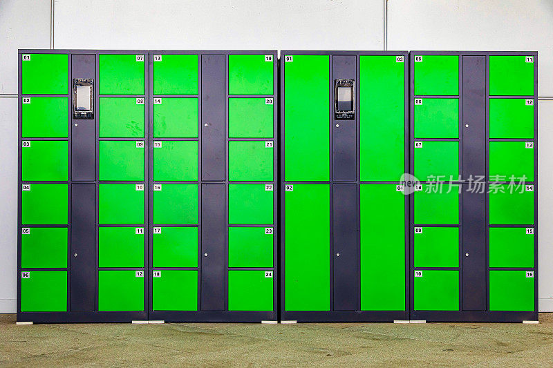 绿色电子寄存柜