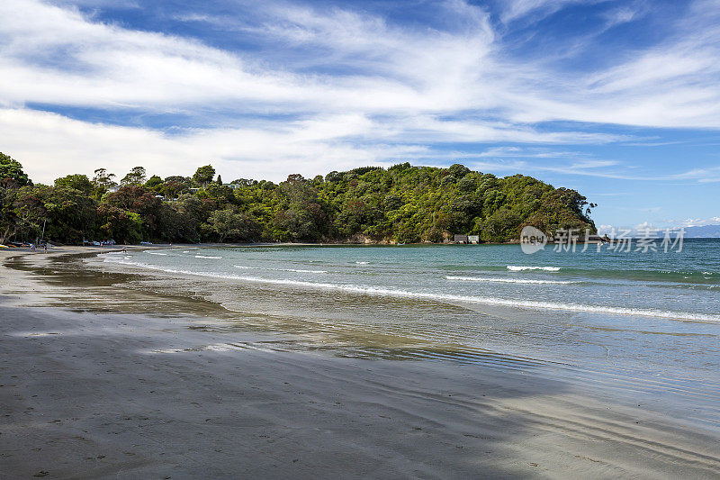 Waiheke岛海岸线，奥克兰，新西兰