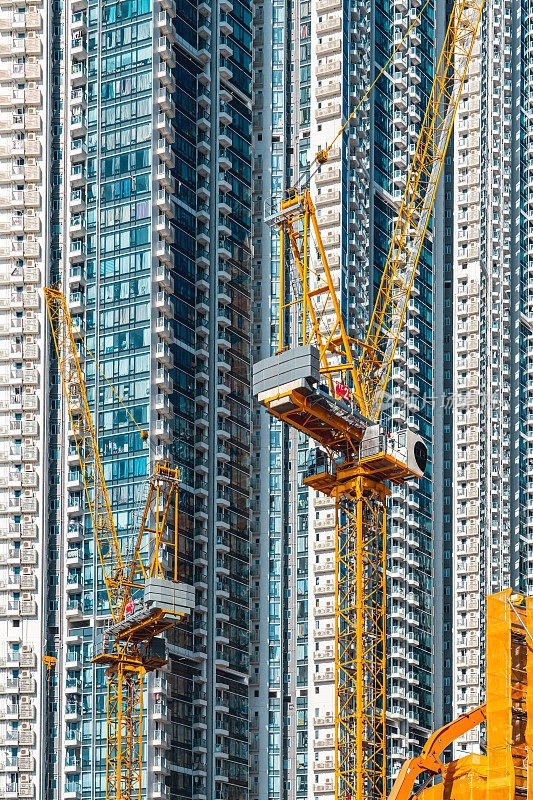 香港的建筑工地