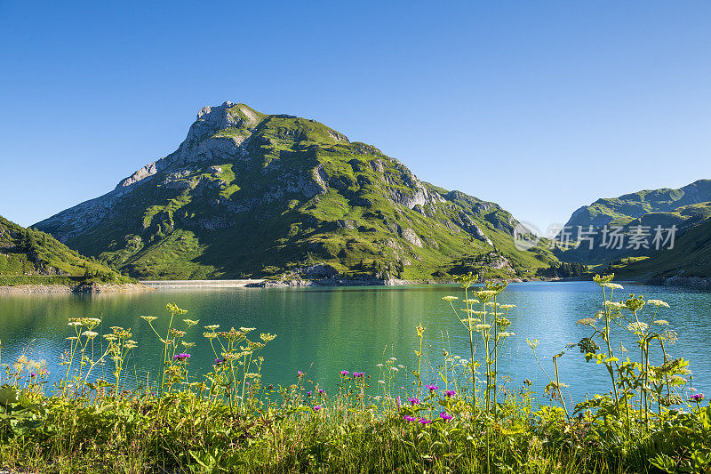 莱赫山谷的斯普尔勒湖