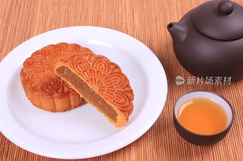 月饼和茶