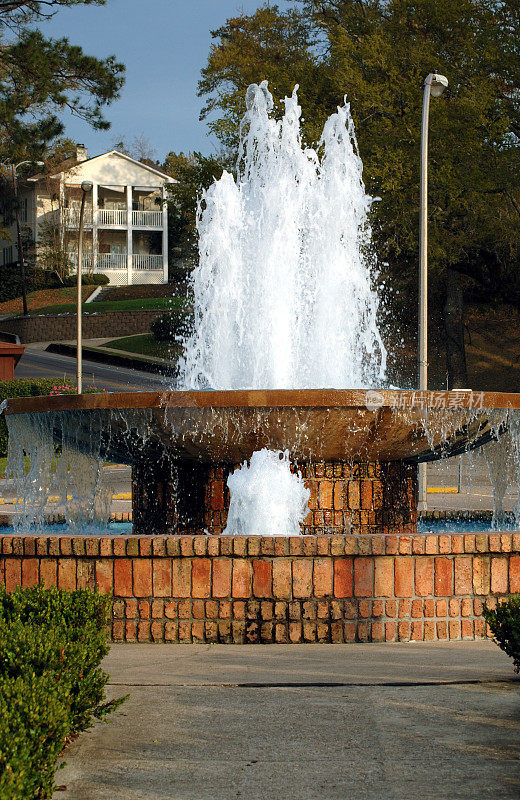 Fairhope市阿拉巴马州的喷泉