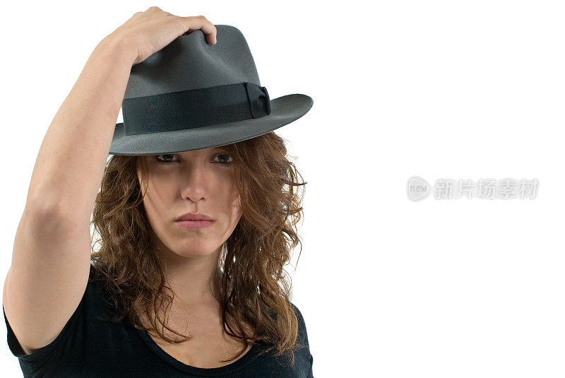 女孩在Fedora