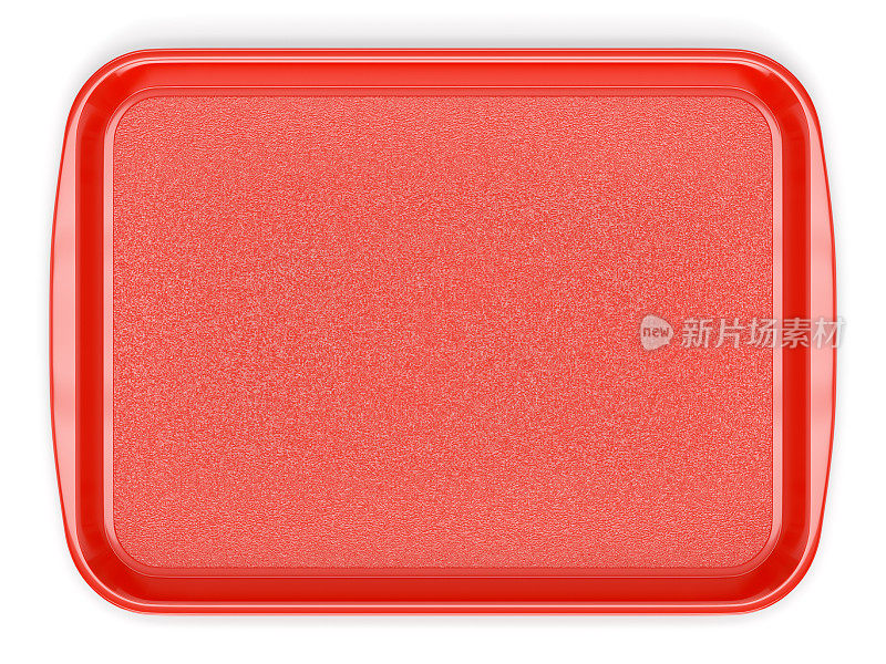 红色塑料餐盘