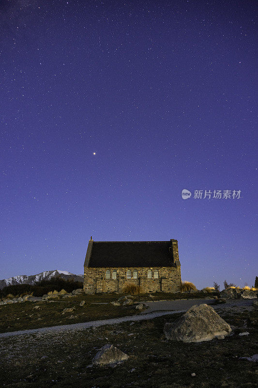 特卡波湖，牧羊人教堂的星星