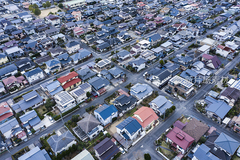 大居住区航拍照片