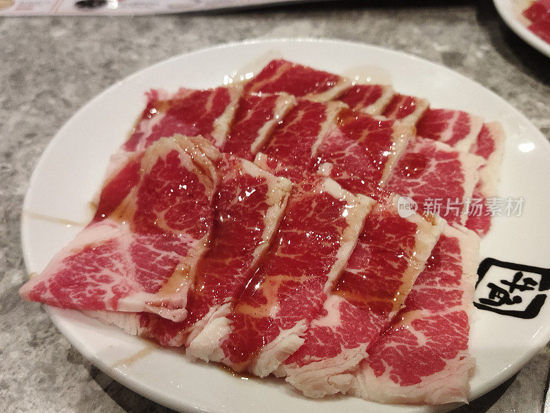 新鲜的肉