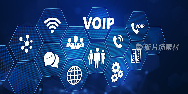 VoIP。声音的概念。