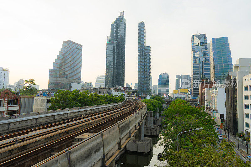 曼谷市景和BTS线路