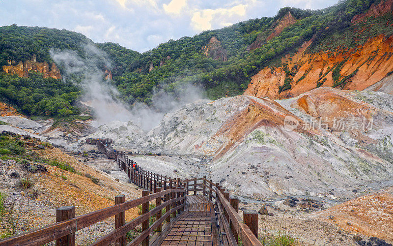 北海道信别町的地狱谷