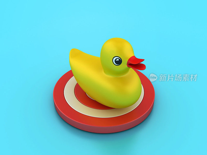 3D鸭子瞄准目标