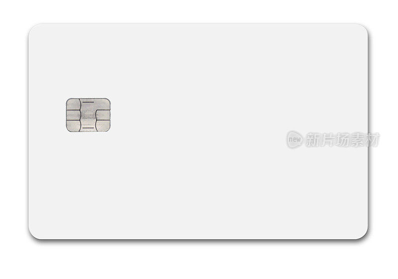 白色的信用卡