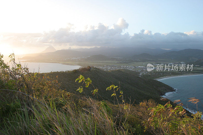 加勒比海和大西洋