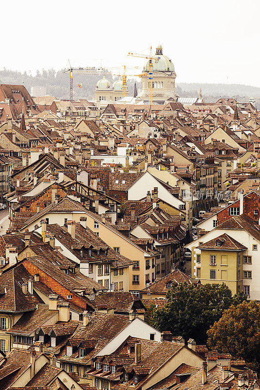 瑞士首都伯尔尼的建筑照片